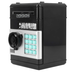 Pusculita ATM interactiva tip Seif deschidere cu pin sunete si lumina  Pusculita ATM interactiva tip Seif deschidere cu pin sunete si lumina