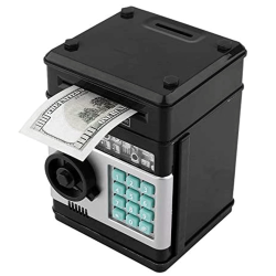 Pusculita ATM interactiva tip Seif deschidere cu pin sunete si lumina  Pusculita ATM interactiva tip Seif deschidere cu pin sunete si lumina