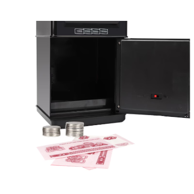 Pusculita ATM interactiva tip Seif deschidere cu pin sunete si lumina