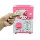 Pusculita pentru copii cu functie ATM cod pin si seif Roz/Alb Hello Kitty