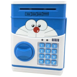 Pusculita pentru Copii Interactiva Alb/Albastru cu Cod Pin si Seif Functie ATM