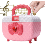 Pusculita pentru fetite  tip  cutie de machiaj rularea automată a banilor si cod Pusculita pentru fetite  tip  cutie de machiaj rularea automată a banilor si cod