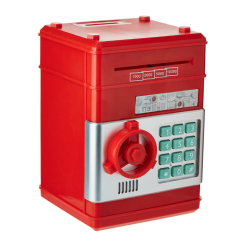 Pusculita Tip Seif  deschidere cu pin  sunete si lumina  ROSIE Pusculita Tip Seif  deschidere cu pin  sunete si lumina  ROSIE