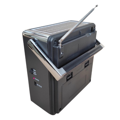 Radio cu Panou Solar XB-921 BT X-Bass mp3 player cu suport card sd/usb NEGRU