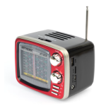 Radio HIFI XT 078 portabil cu acumulator reincarcabil si conexiune Bluetooth