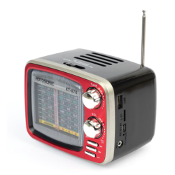 Radio HIFI XT 078 portabil cu acumulator reincarcabil si conexiune Bluetooth