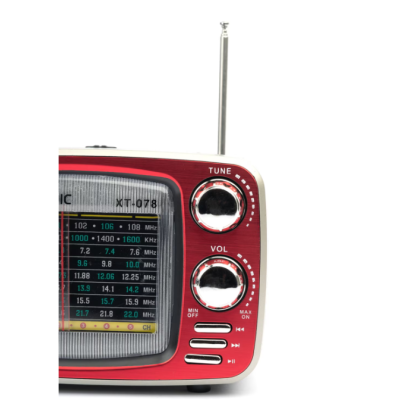 Radio HIFI XT 078 portabil cu acumulator reincarcabil si conexiune Bluetooth