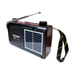 Radio portabil Rotosonic Solar FP 712 cu Panou Solar