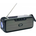 Radio portabil tip boxa cu panou solar Bluetooth L8TD 10W 1200 mAh Radio portabil tip boxa cu panou solar Bluetooth L8TD 10W 1200 mAh