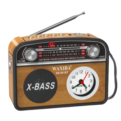 Radio Portabil XB 981BT MP3 cu Ceas