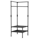 Raft de colt pentru haine negru