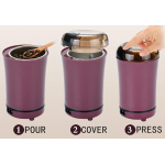 Rasnita electrica pentru cafea sau condimente stil cana cu capac