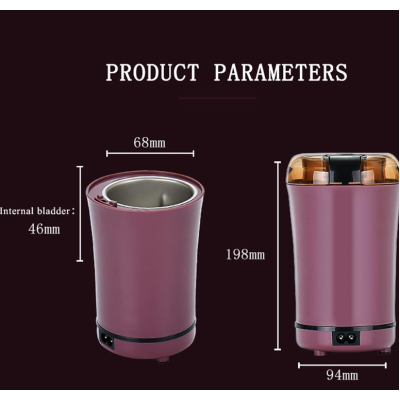 Rasnita electrica pentru cafea sau condimente stil cana cu capac