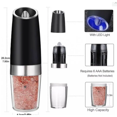 Rasnita electrica pentru sare si piper AO 78207 plastic