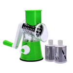 Razatoare cu manivela si 3 accesorii de ras Verde/Alb 11 x 6 x 23 cm