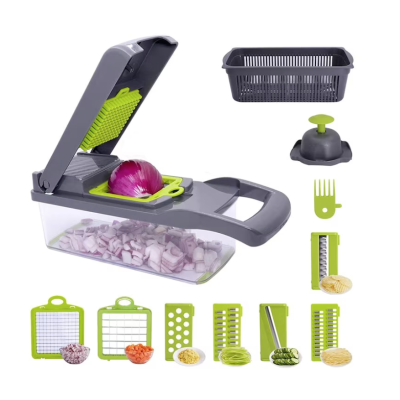 Razatoare multifunctionala 16 accesorii lame Inox verde