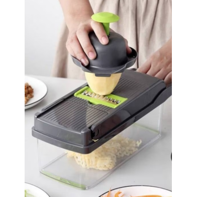 Razatoare multifunctionala 16 accesorii lame Inox verde