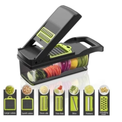 Razatoare multifunctionala 16 accesorii lame Inox verde