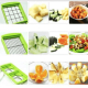 Razatoare multifunctionala cu 11 piese pentru fructe si legume