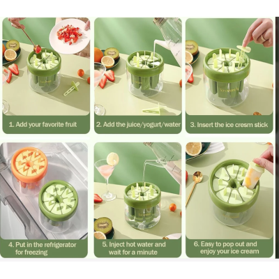 Recipient rotund pentru inghetata cu bete SY 555