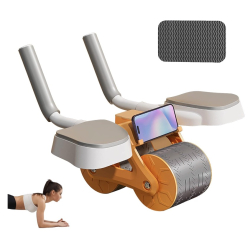 Roata abdominala cu rebound automat si suport pentru telefon Roata abdominala cu rebound automat si suport pentru telefon