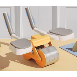 Roata abdominala cu rebound automat si suport pentru telefon Roata abdominala cu rebound automat si suport pentru telefon