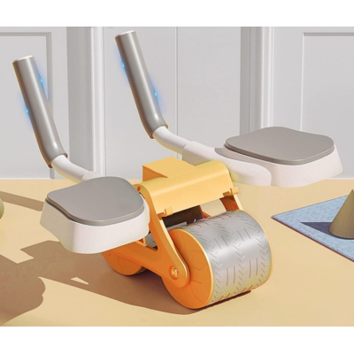 Roata abdominala cu rebound automat si suport pentru telefon