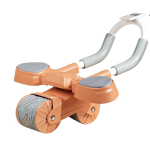 Roata Abdominala revenire automata latime 4 inch Portocaliu