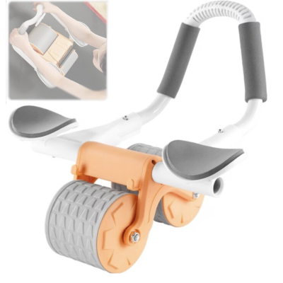 Roata Abdominala revenire automata latime 4 inch Portocaliu