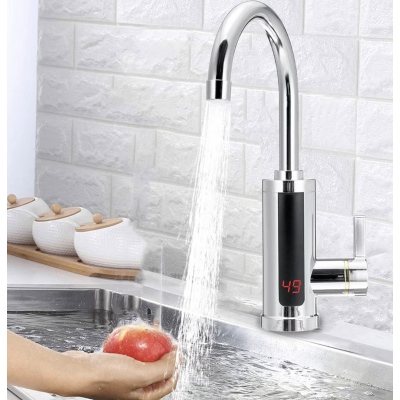 Robinet electric cu incalzire instant display temperatura putere 3000W temperatura maxima 60 grade Plastic