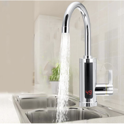 Robinet electric cu incalzire instant display temperatura putere 3000W temperatura maxima 60 grade Plastic