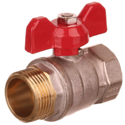 Robinet trecere apa rece din alama 3/4