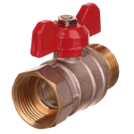 Robinet trecere apa rece din alama 3/4