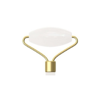 Rola masaj facial cu doua capete cu piatra ALBA