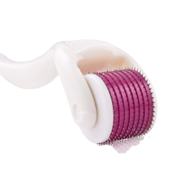 Rola masaj facial MESOROLLER 540ace 1mm  Alb