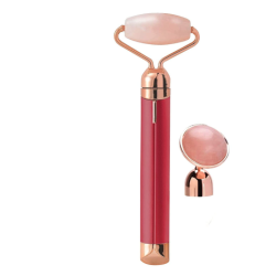 Rola ROZ pentru Masaj Facial cu 2 Capete