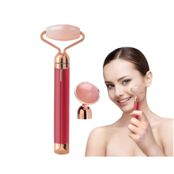 Rola ROZ pentru Masaj Facial cu 2 Capete