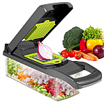 Razatoare multifunctionala Veggie Slicer 16 accesorii incluse lame din otel inoxidabil