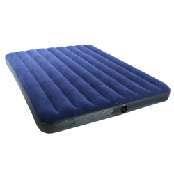 Saltea gonflabila blue pentru camping de 2 persoane 203 x 152 x 22 cm