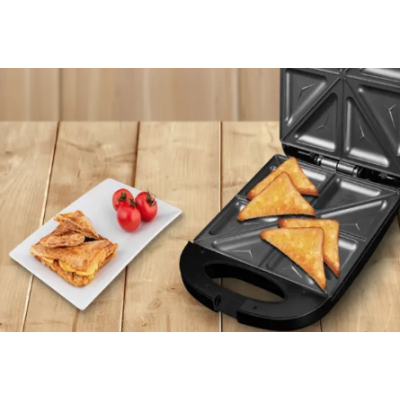 Sandwich Maker AORLIS 1400w AO 78243 cu forme de triunghi si patrat