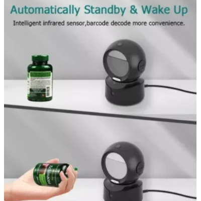 UB Scaner QR/coduri de bare de birou profesional Andowl Q SM5 negru