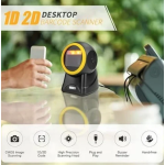 Scaner QR/coduri de bare de birou profesional Andowl Q SM6 negru/galben