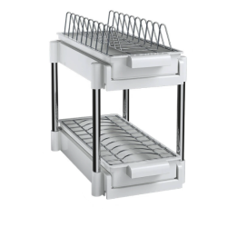 Scurgator vase cu 2 nivele sistem de glisare si scurgere a apei