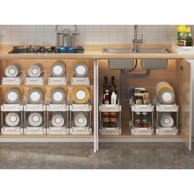 Scurgator vase cu 2 nivele sistem de glisare si scurgere a apei