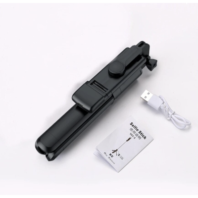 Selfie Stick cu Telecomanda si Lumina LED 67cm S03 S