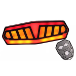 Semnalizare Bicicleta FY 1828 cu Telecomanda Wireless si incarcare USB