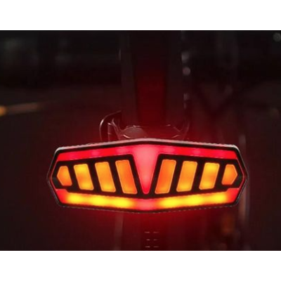 Semnalizare Bicicleta FY 1828 cu Telecomanda Wireless si incarcare USB