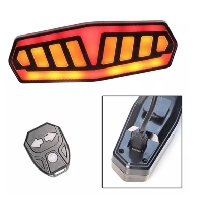 Semnalizare Bicicleta FY 1828 cu Telecomanda Wireless si incarcare USB