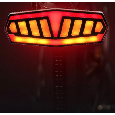 Semnalizare Bicicleta FY 1828 cu Telecomanda Wireless si incarcare USB