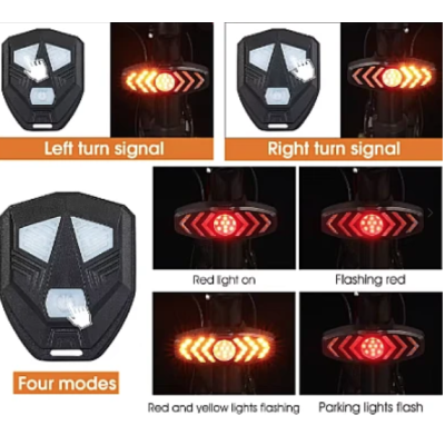 Semnalizare Bicicleta LY 5508 cu Telecomanda Wireless